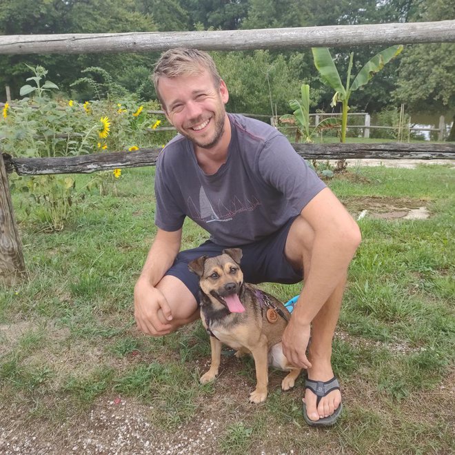 Luna je k Benjaminu Juriču prišla pred slabima dvema letoma iz Bosne. Foto: P. M.
Foto: P.  M.