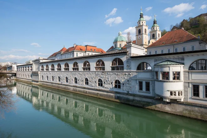Pokrita tržnica, Ljubljana, 1940-42, arhitekt Jože Plečnik Foto Miran Kambič