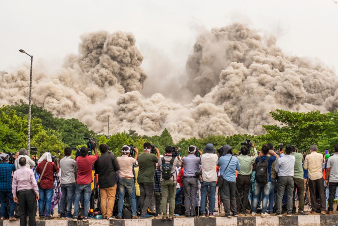 V eksploziji je nastalo 80.000 ton ruševin. FOTO: PradeepGaurs/Shutterstock