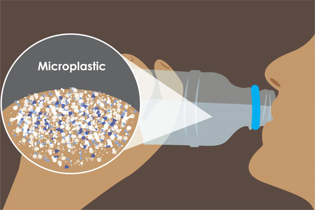 Največ mikroplastike v telo vnesemo z vodo.
