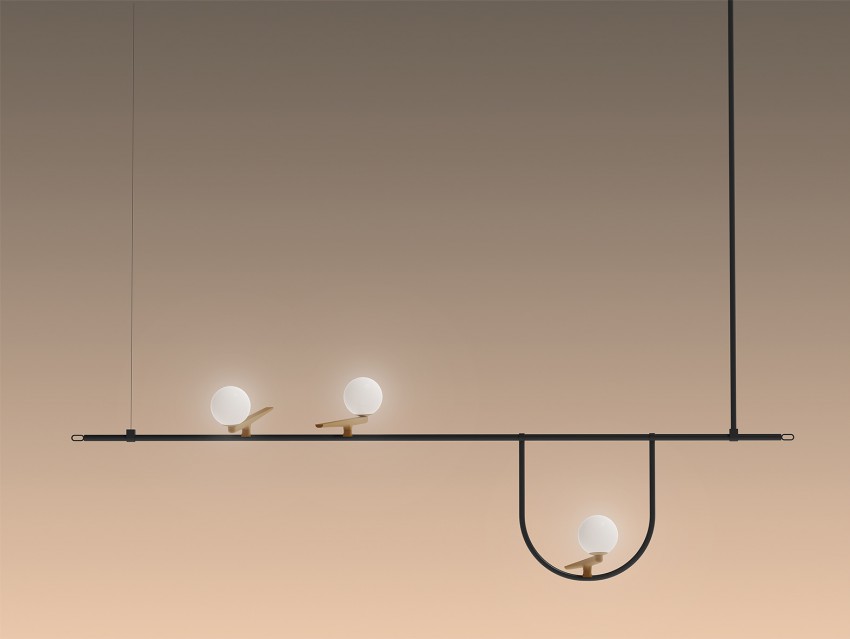 Oblikovalski dvojec Neri & Hu je za podjetje Artemide oblikoval minimalistično svetilo Yanzi.