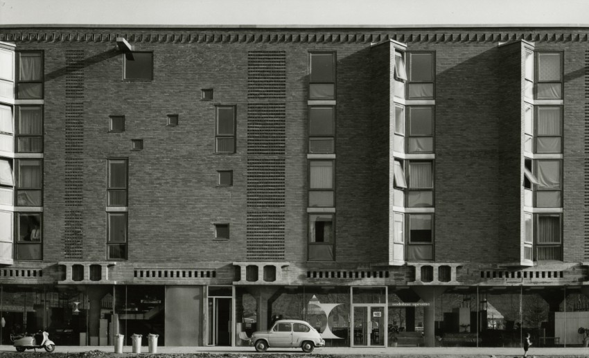 Stanko Kristl, stanovanjski blok v Velenju, 1960-63, fotografiral Janez Kališnik, arhiv MAO
