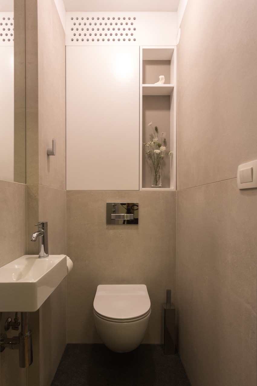 Pri opremi majhnega stranišča je pomembno, da preverimo velikost sanitarnih elementov.