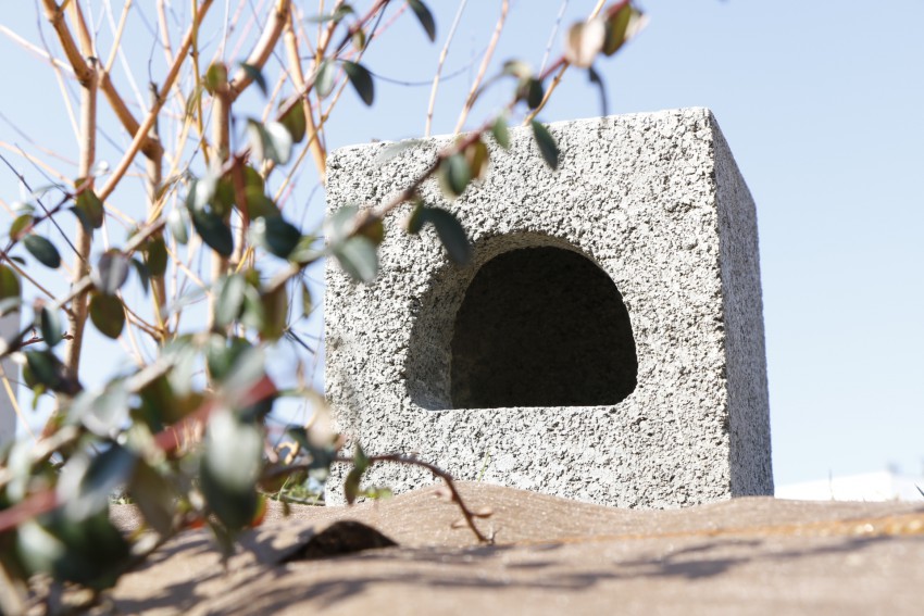 Več gnezdilnic, s katerimi so opremili stavbo in okolico podjetja Medis, je iz mešanice cementa in žagovine.