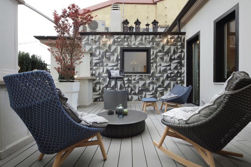 <p>Tapete prinašajo novo dimenzijo dekoracije na terase.</p>