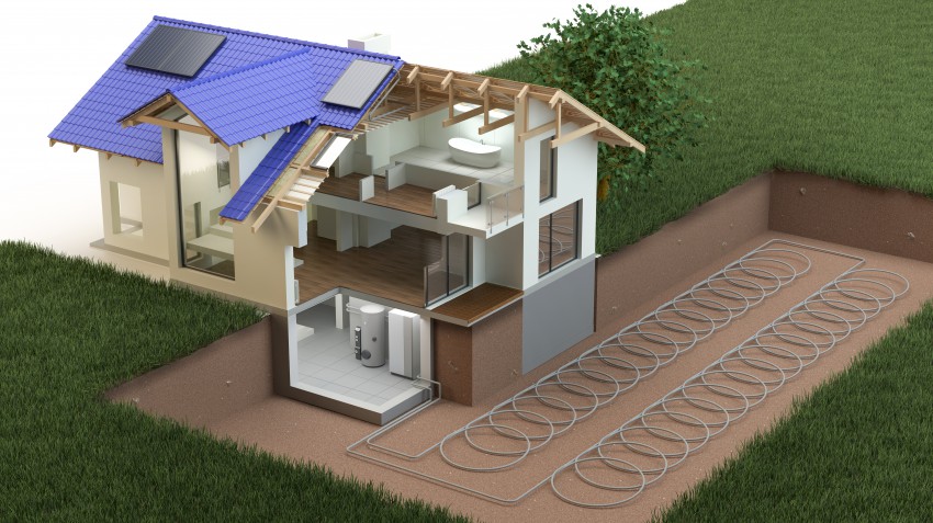 TČ zemlja/voda lahko poleti tudi pasivno hladi hišo, brez delovanja kompresorja.