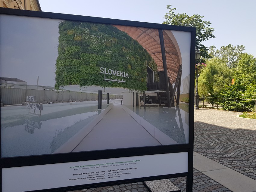 <p>Slovenski paviljon Expo Dubaj 2020, idejna zasnova: Robert Klun in Sandi Pirš</p>