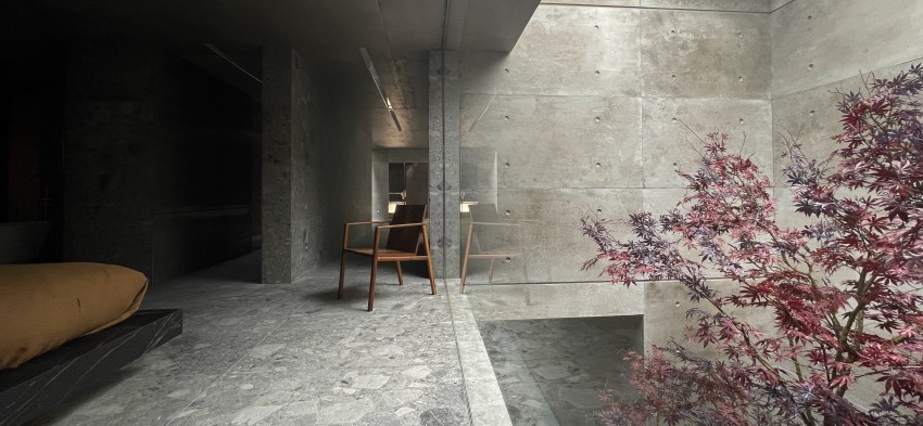 <p>Navdih za interier je bila minimalistična japonska arhitektura.</p>